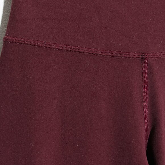 Lululemon Align Crop Leggings *21" Cassis Dark Adobe Red High Rise Nulu Size 2 - Picture 10 of 16